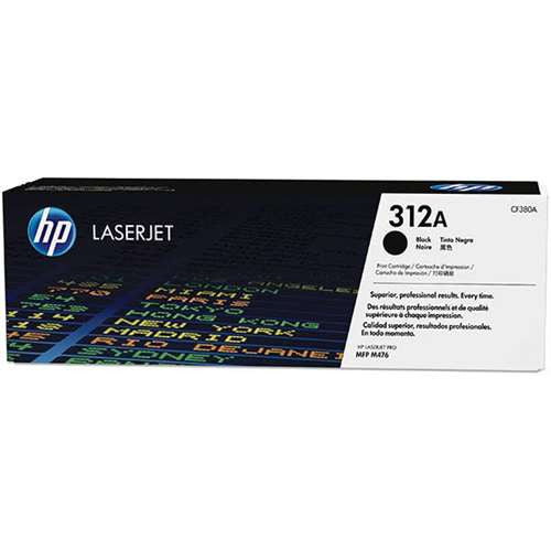HP 312A (All Colors) Toner Cartridge - Black 2,400 - Color 2,700 Page Yield