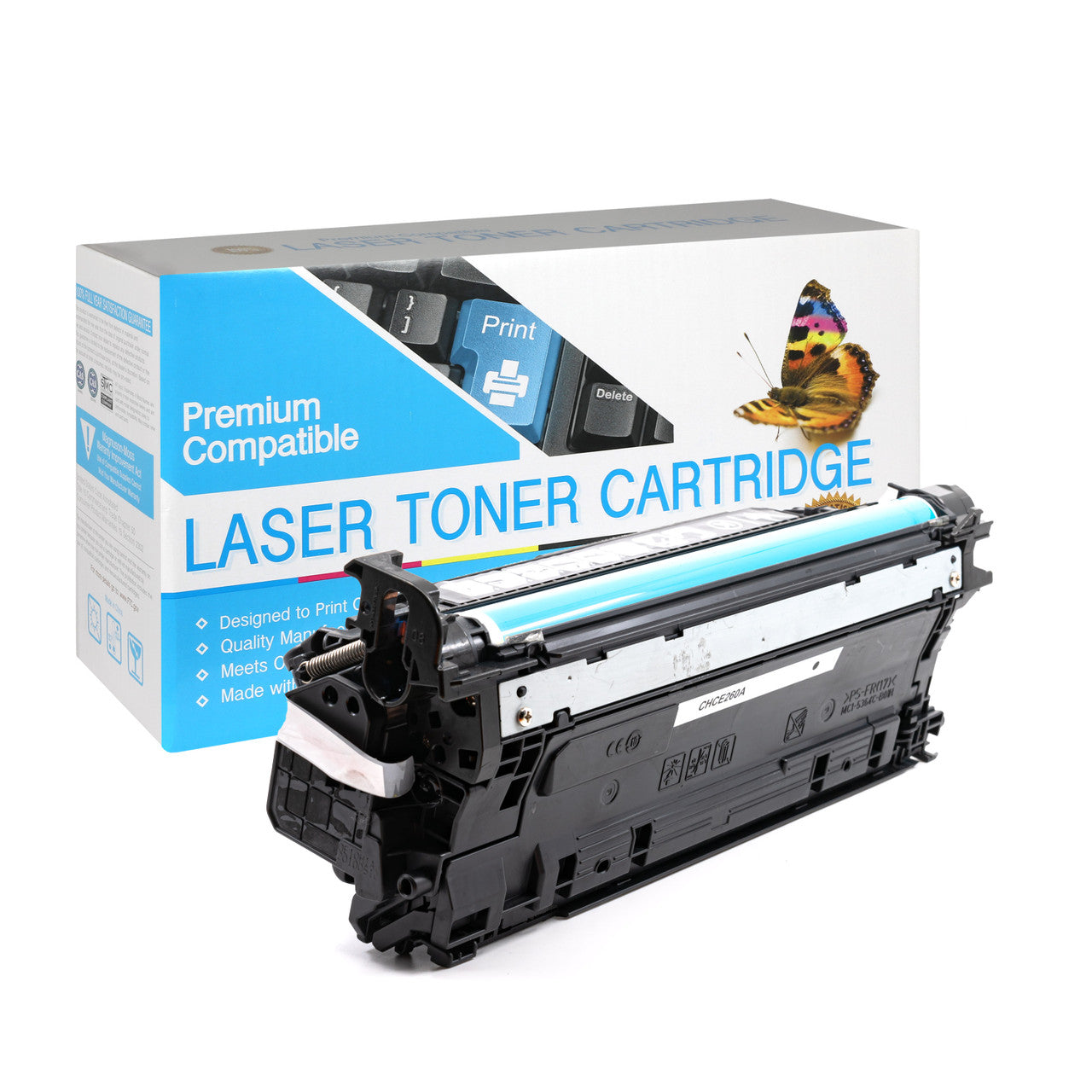Compatible HP CE260X Toner Cartridge (Black, High Yield)