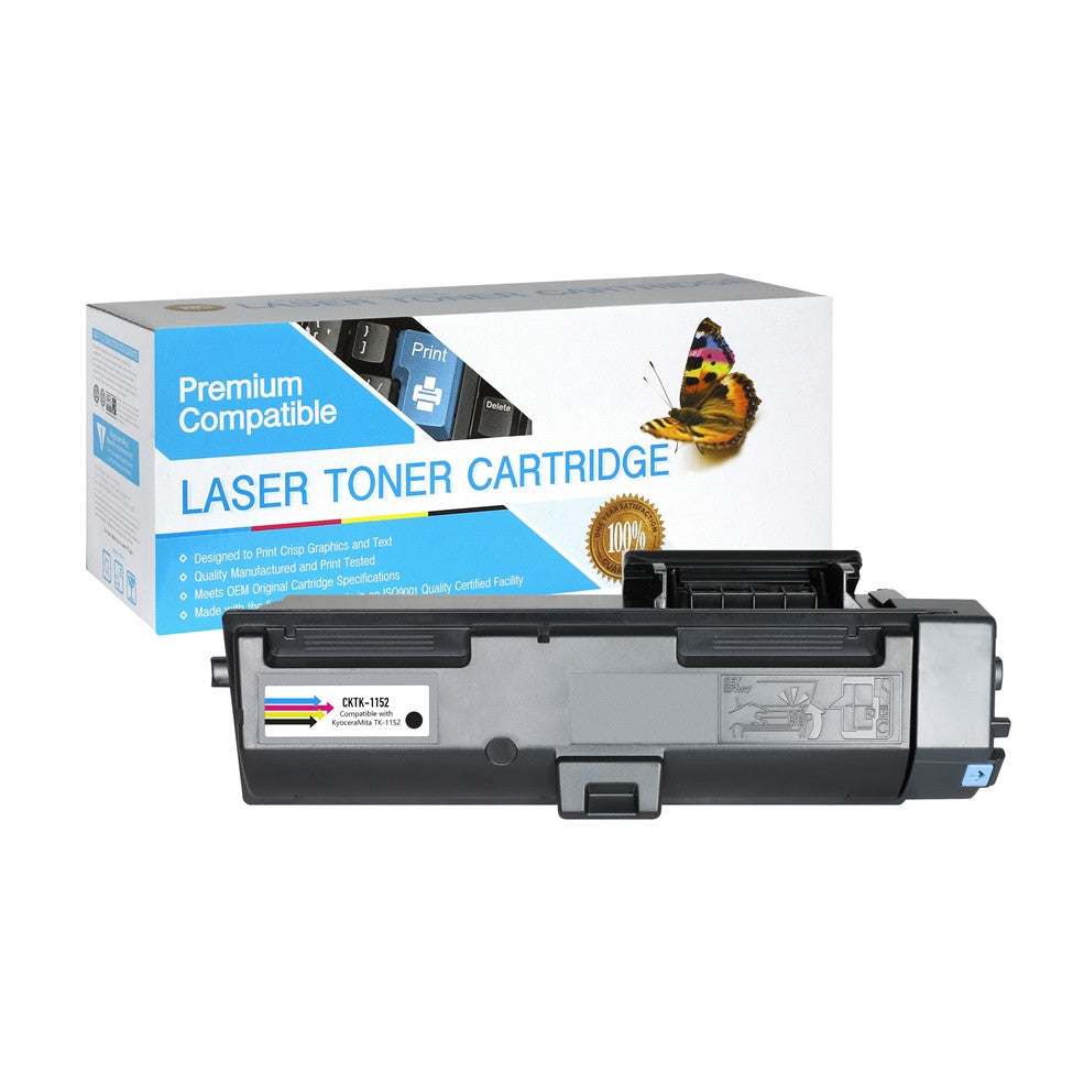 Compatible Kyocera TK-1152 (Black) Toner Cartridge - 3,000 Page Yield