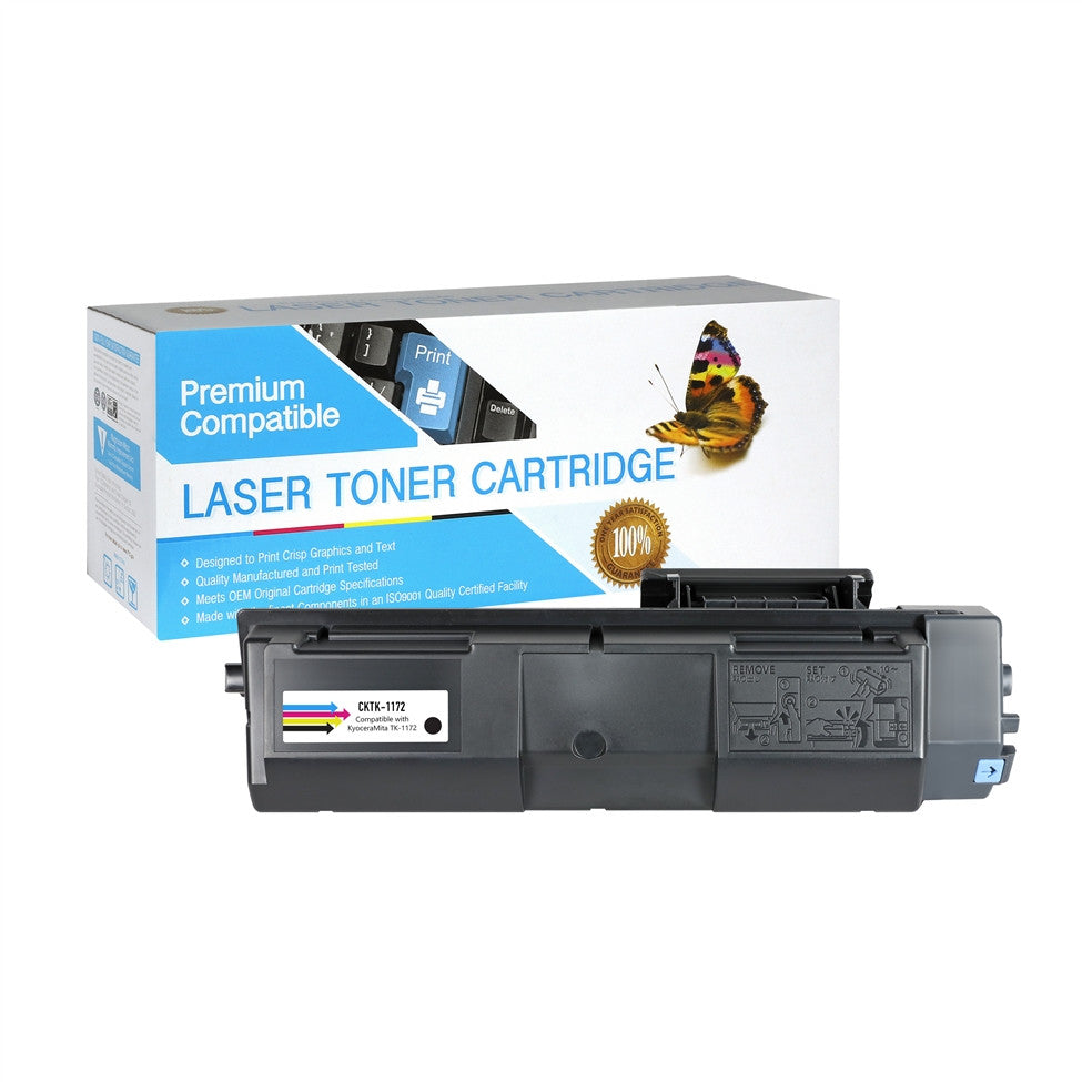 Compatible Kyocera-Mita TK-1172 (Black) Toner Cartridge - 7,200 Page Yield