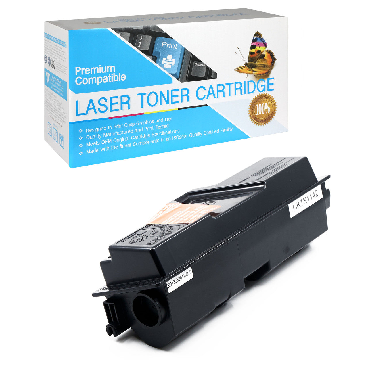 Compatible Kyocera-Mita TK-1142 (Black) Toner Cartridge - 7,200 Page Yield