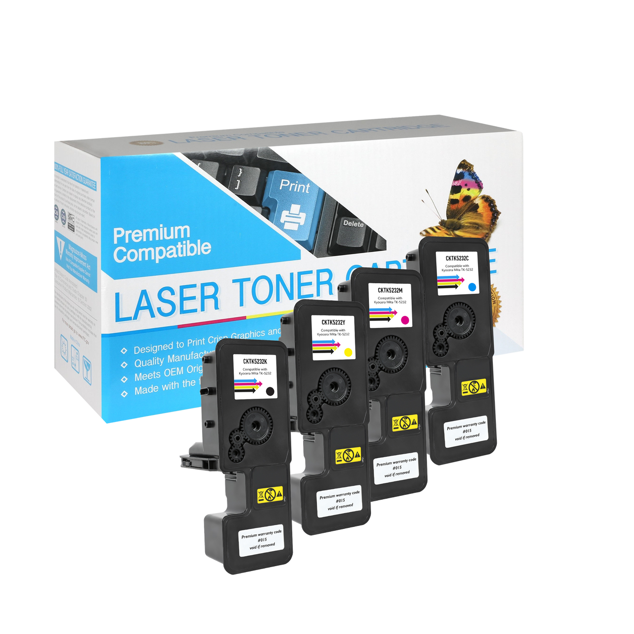 Compatible Kyocera-Mita TK-5232 Toner Cartridge (All Colors) By SuppliesOutlet