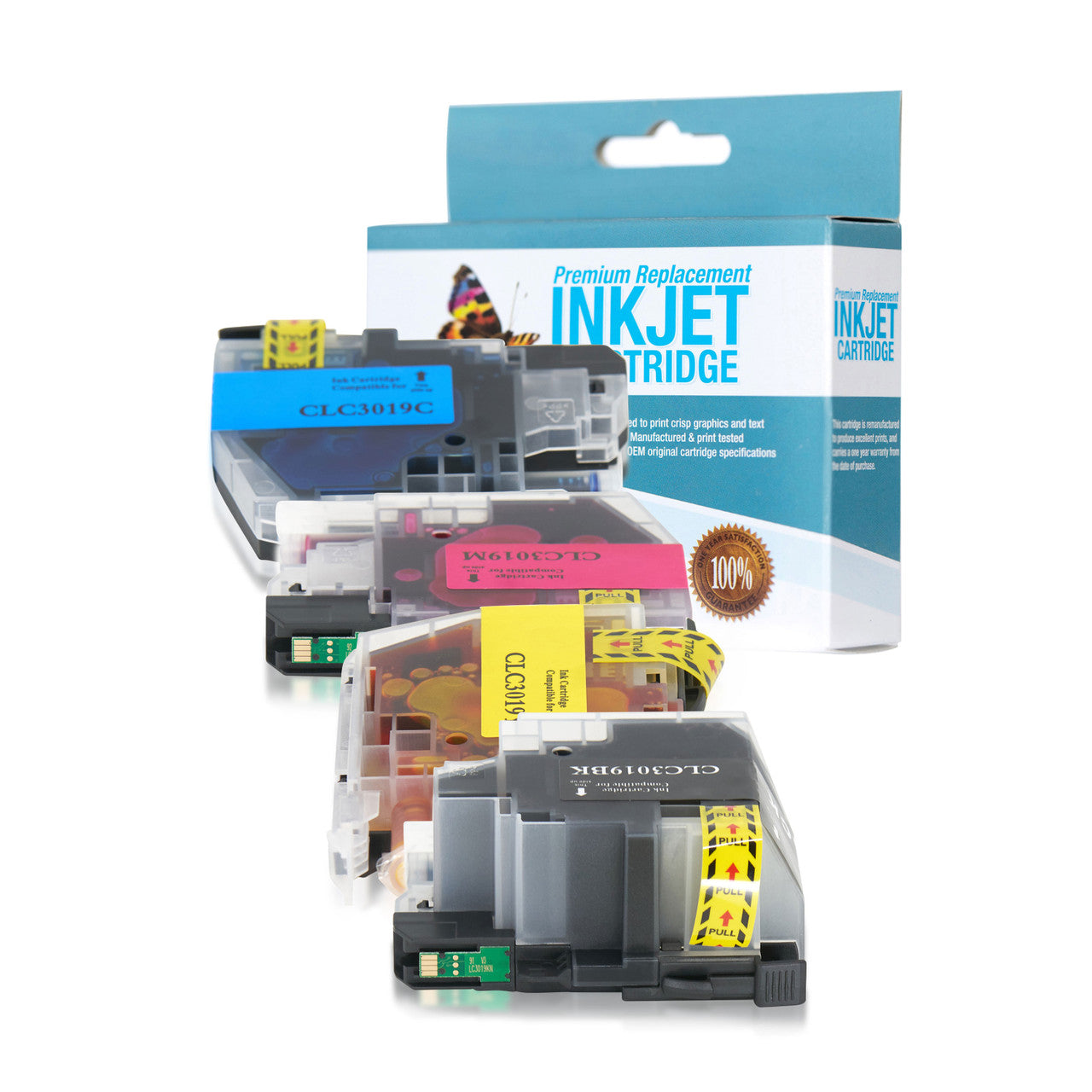 Compatible Brother LC3019 (All Colors) Ink Cartridge - Black 3,000 - Color 1,500 Page Yield