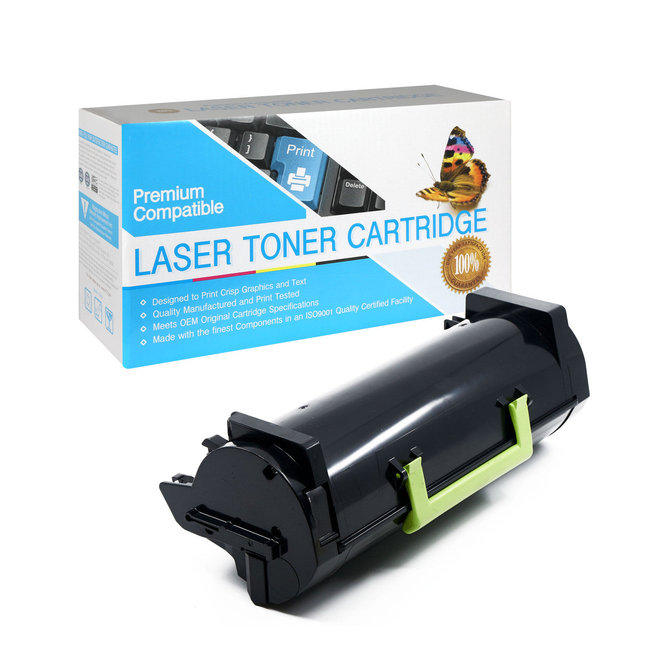 50F1U00 (501U) - Cartouche laser Lexmark recyclée noire (20 000 pages) main image 1