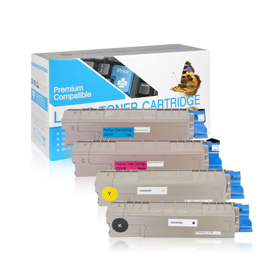Compatible Okidata C610 Toner Cartridge (All Colors) by SuppliesOutlet
