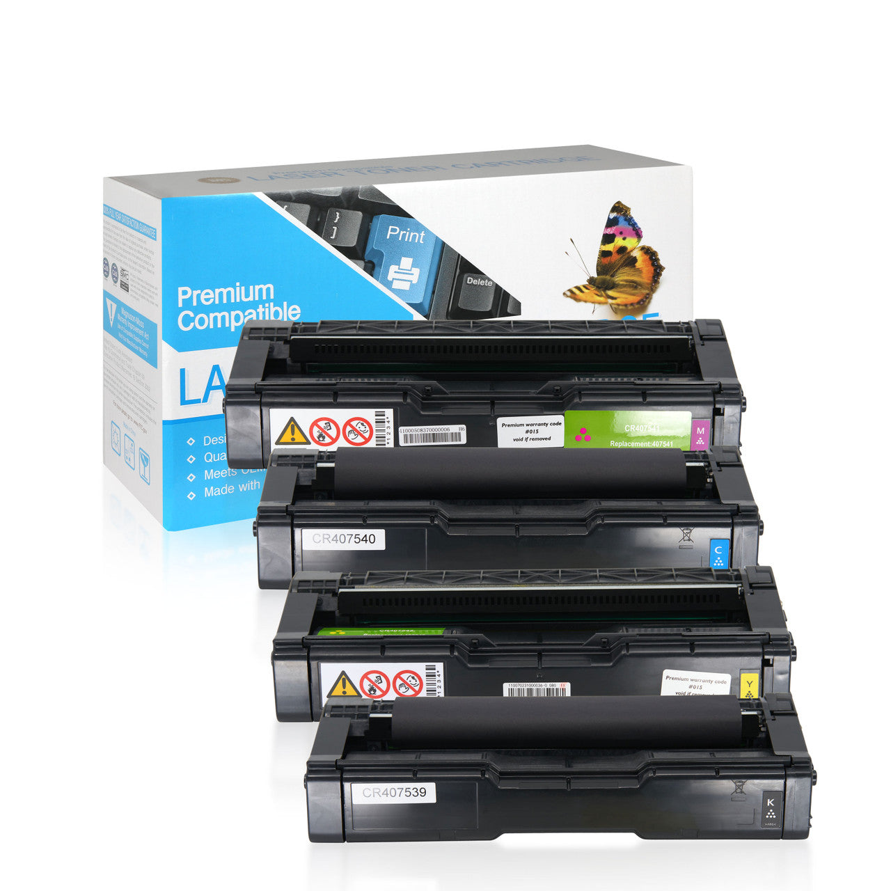 Compatible Ricoh SP C250 Toner Cartridge (All Colors) by SuppliesOutlet