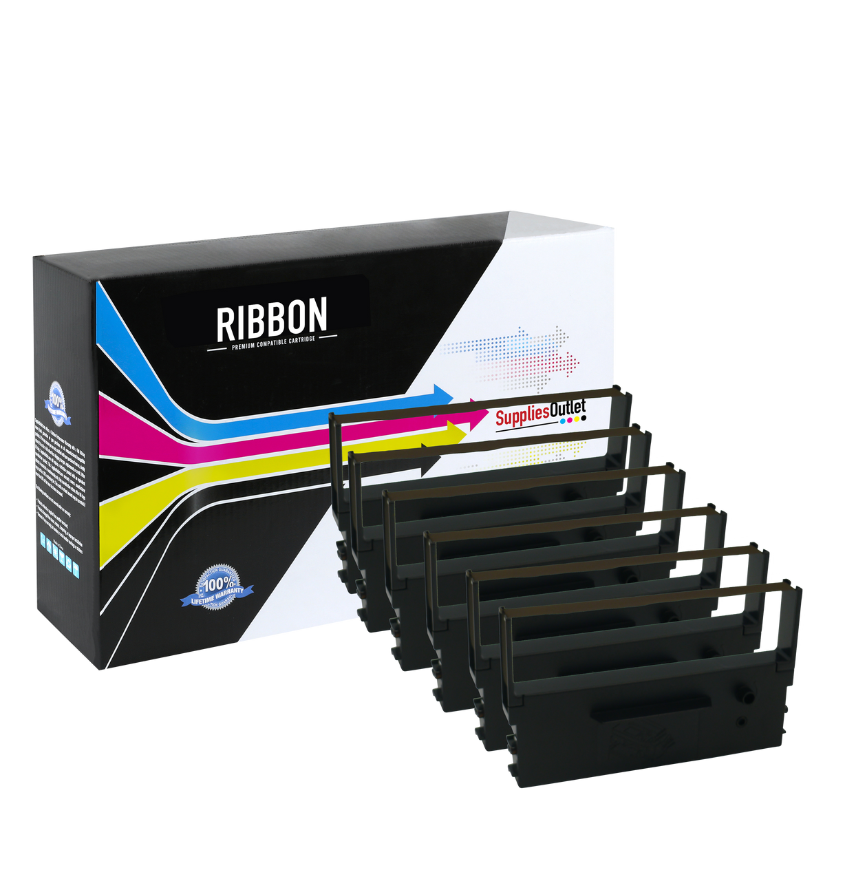 Compatible Citizen IR-71 Printer Ribbon (Purple, 6 Pack) by SuppliesOutlet