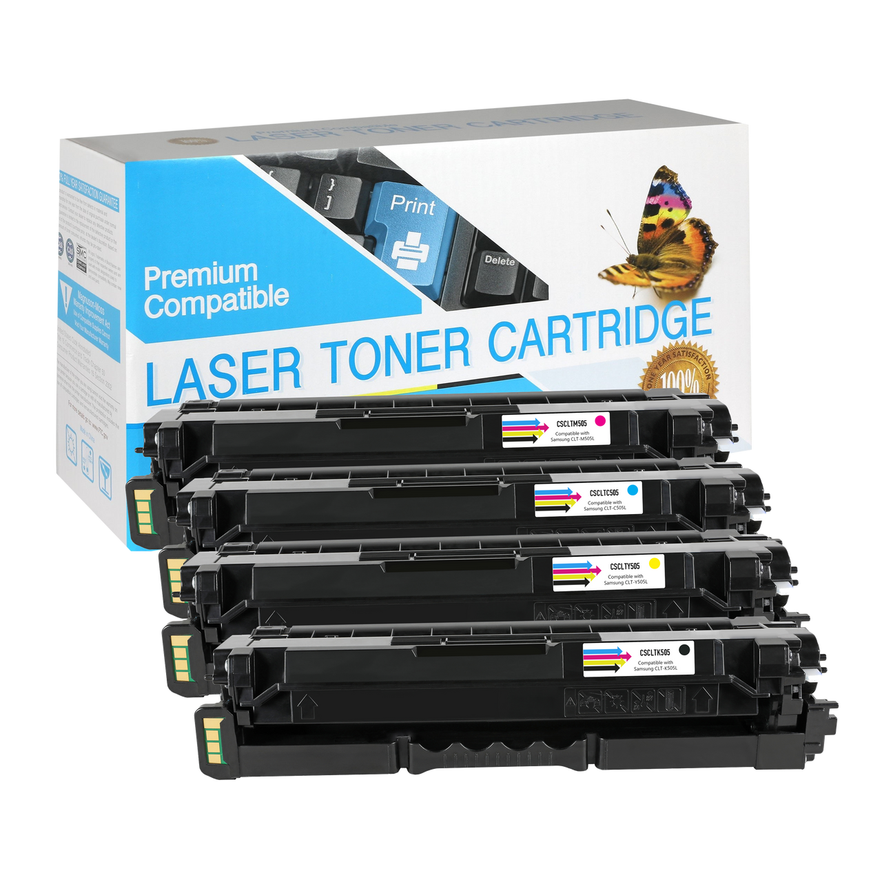 Compatible Samsung CLT-505L Toner Cartridge (All Colors) by SuppliesOutlet