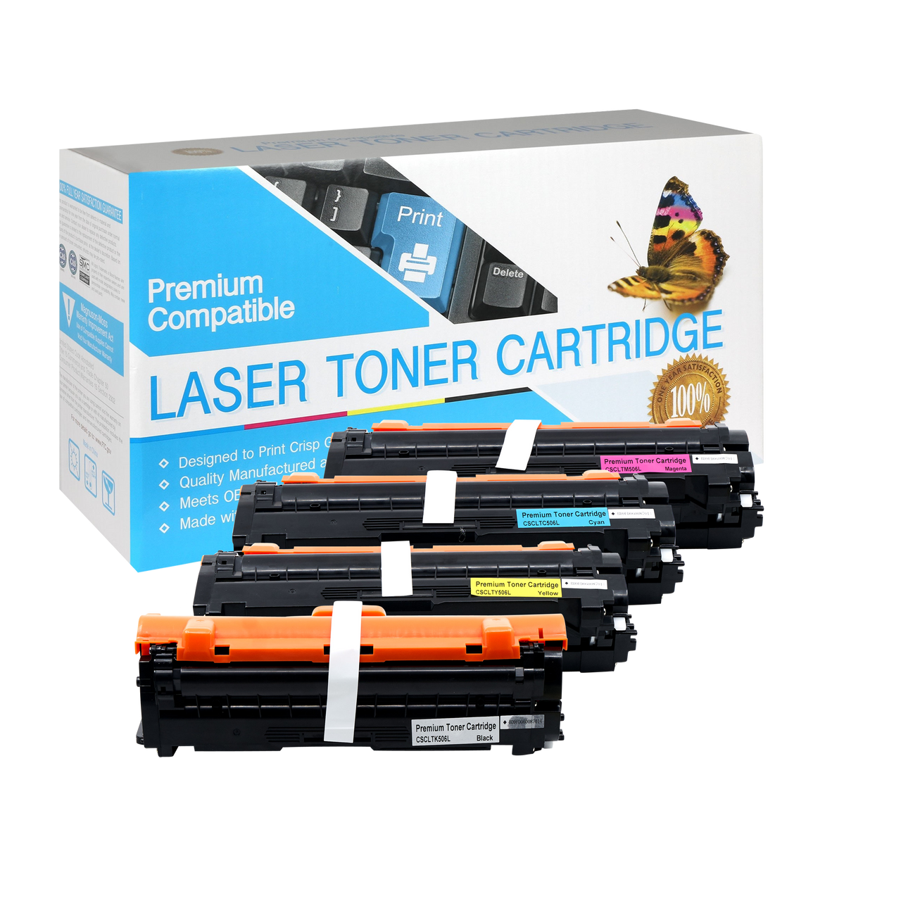 Compatible Samsung CLT-506L Toner Cartridge (All Colors) by SuppliesOutlet