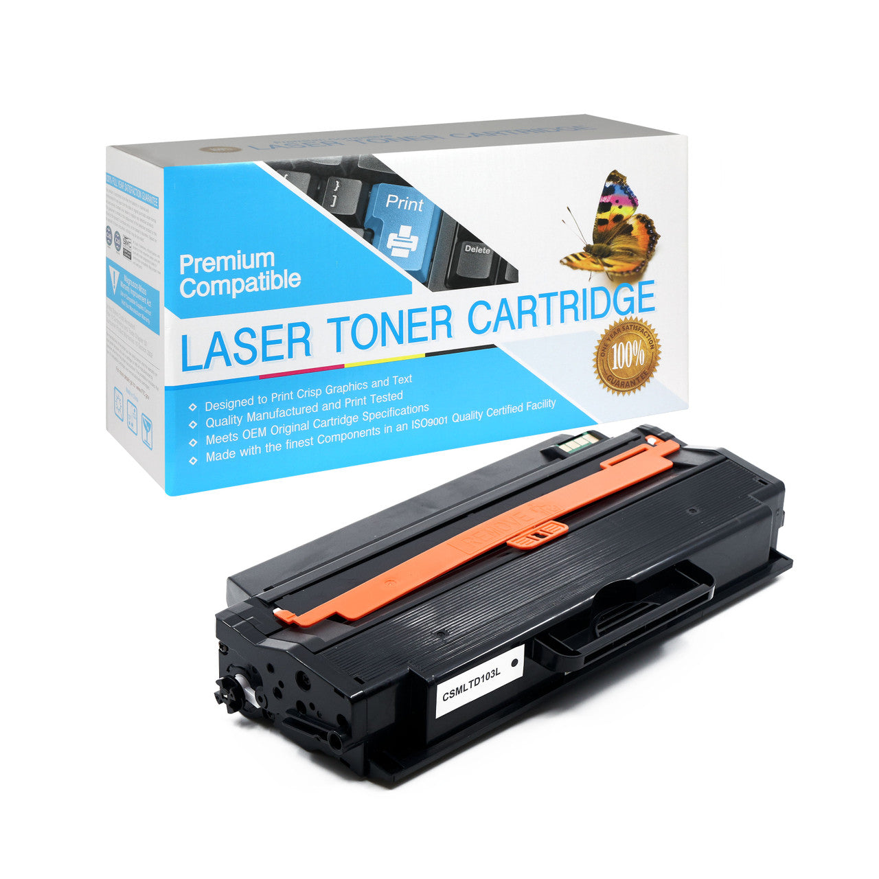 Compatible Samsung MLT-D103L Toner Cartridge (Black, High Yield)