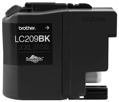 Brother LC209BK (Black) Ink Cartridge Super High Yield - 2,400 Page Yield
