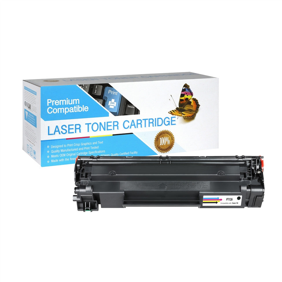 Compatible Canon 126 (Black) Toner Cartridge - 2,100 Page Yield