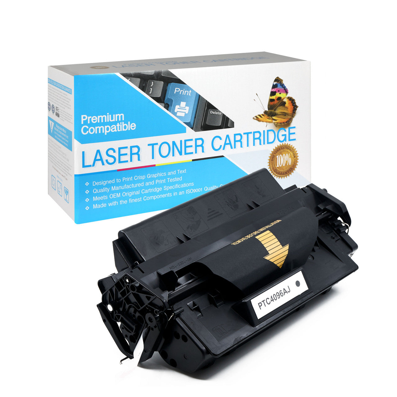 Compatible HP 96A (C4096A) Black Toner Cartridge Jumbo - 7,000 Page Yield
