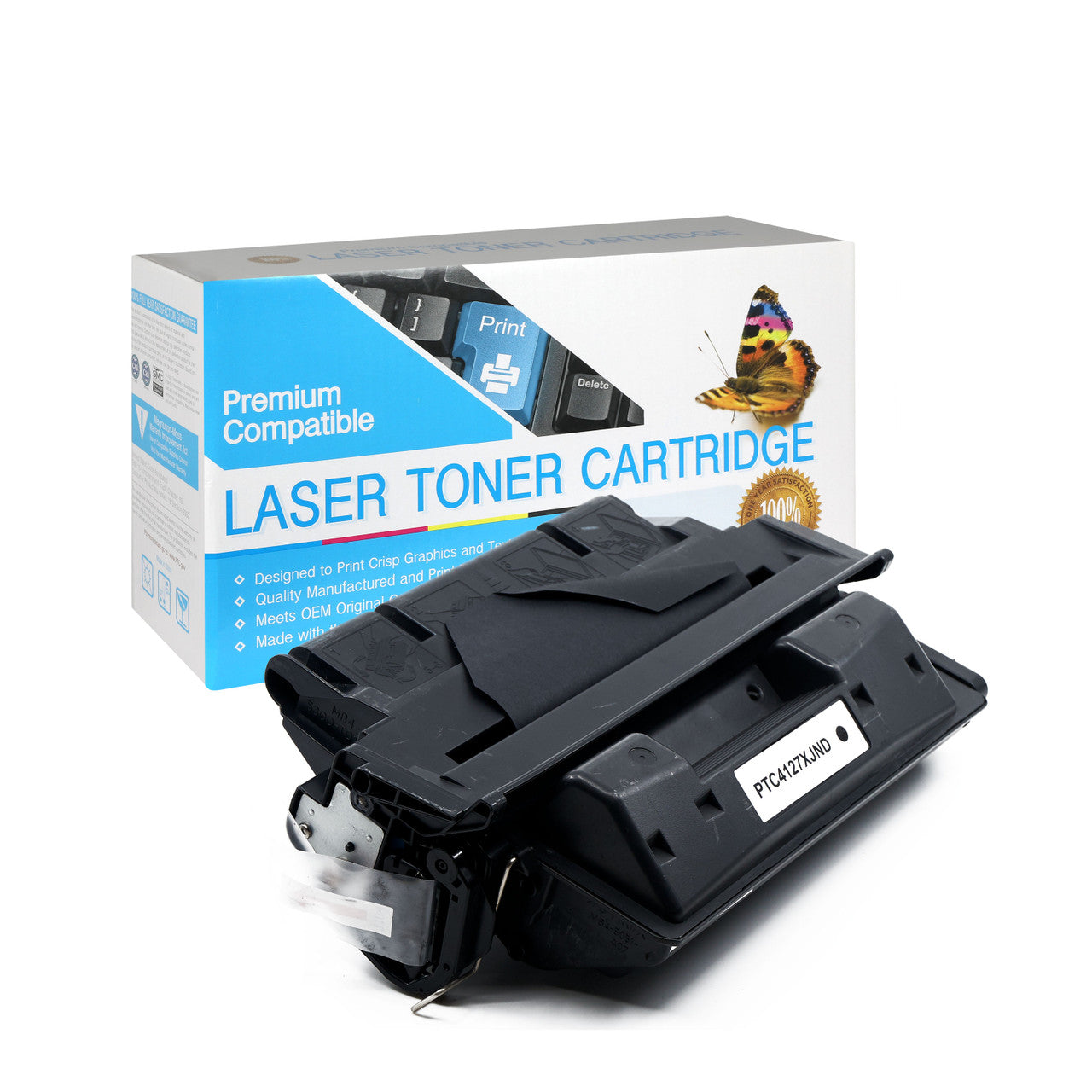 Compatible HP 27X (C4127X) Black High Yield Toner Cartridge - 17,000 Page Yield