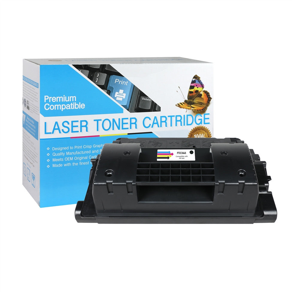 Compatible HP 64X (CC364X) Black High Yield Toner Cartridge - 24,000 Page Yield