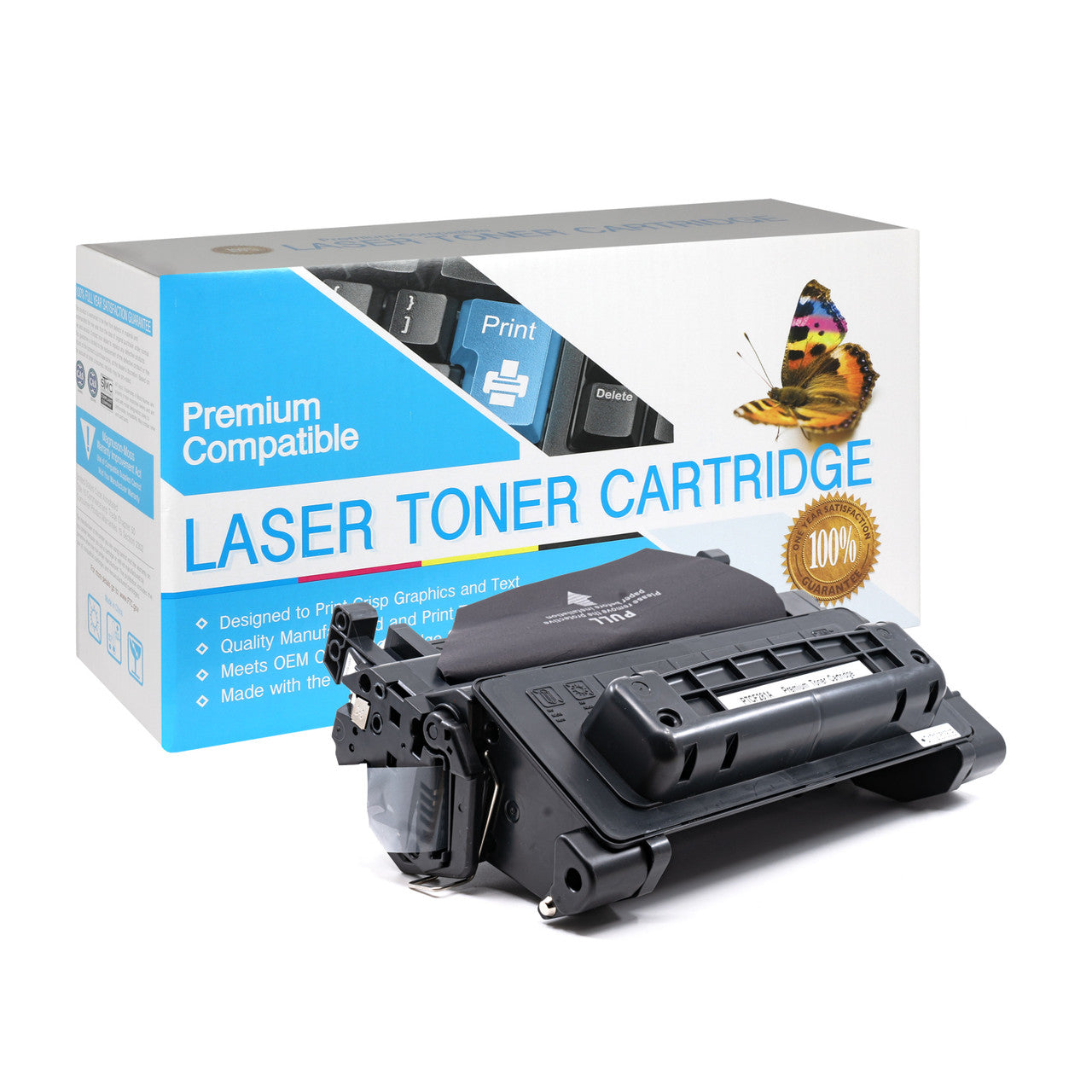 Remanufactured HP 81A (CF281A) Black Toner Cartridge - 10,500 Page Yield