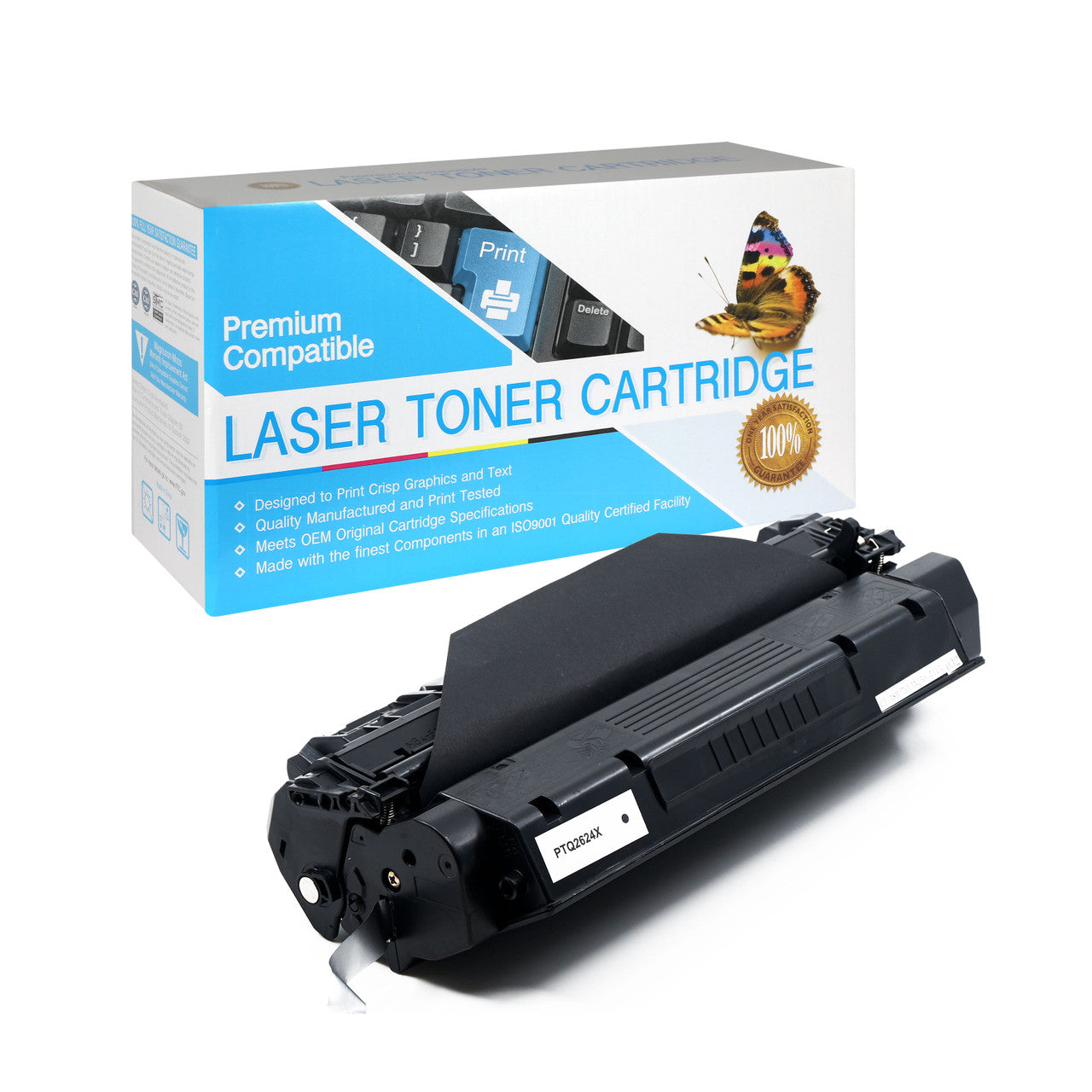 Compatible HP Q2624X Toner Cartridge (Black)