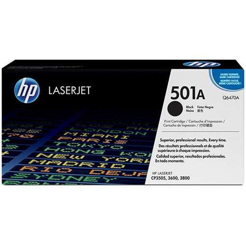 HP 501A-503A Toner Cartridge (All Colors, High Yield)
