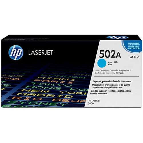 HP 502A Toner Cartridge (All Colors)