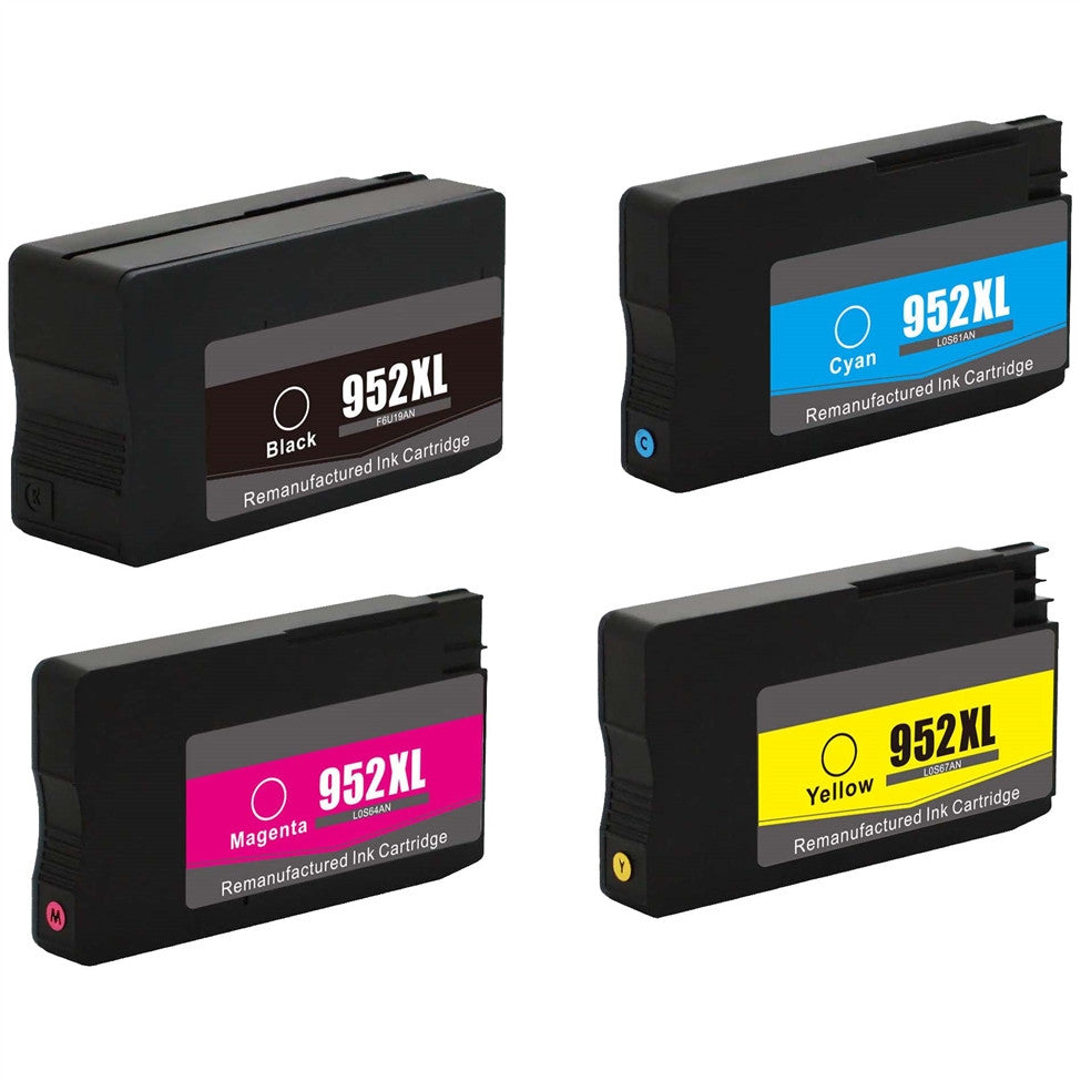 Genuine HP 952XL Magenta Ink Cartridge – High Yield – Works With OfficeJet 8210, 8720, 8730 (Retail Box)