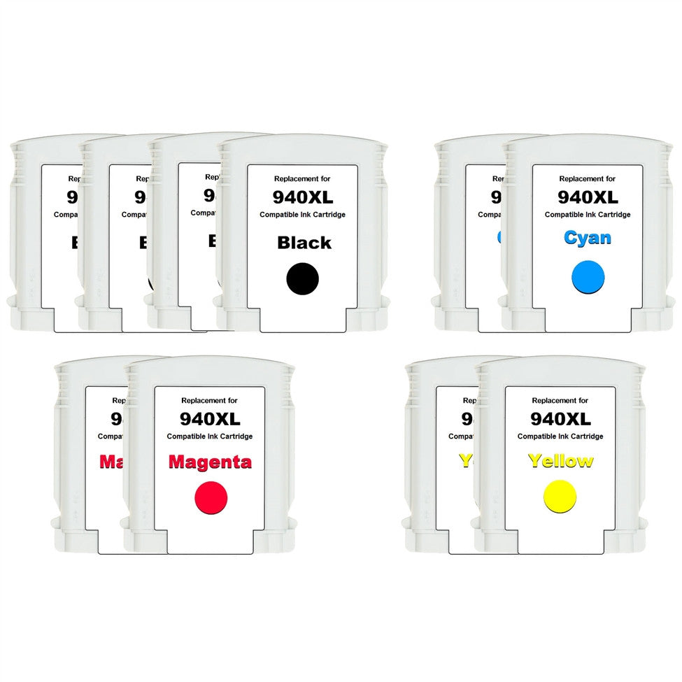 Compatible HP 940XL Ink Cartridge (All Colors) by SuppliesOutlet