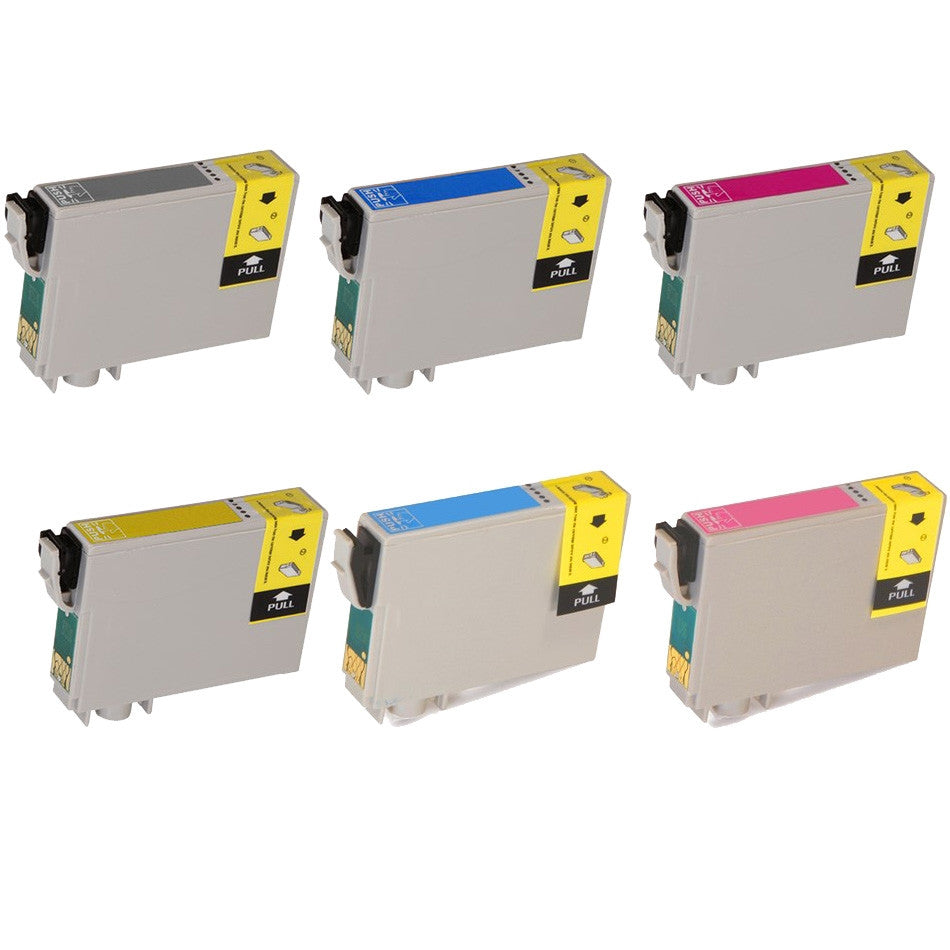 Remanufactured Epson T048 Ink Cartridge (All Colors)