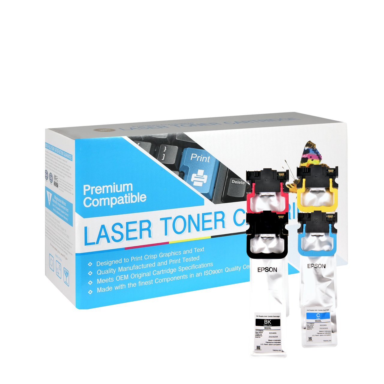 Remanufactured Epson T902XL Ink Cartridge (All Colors)