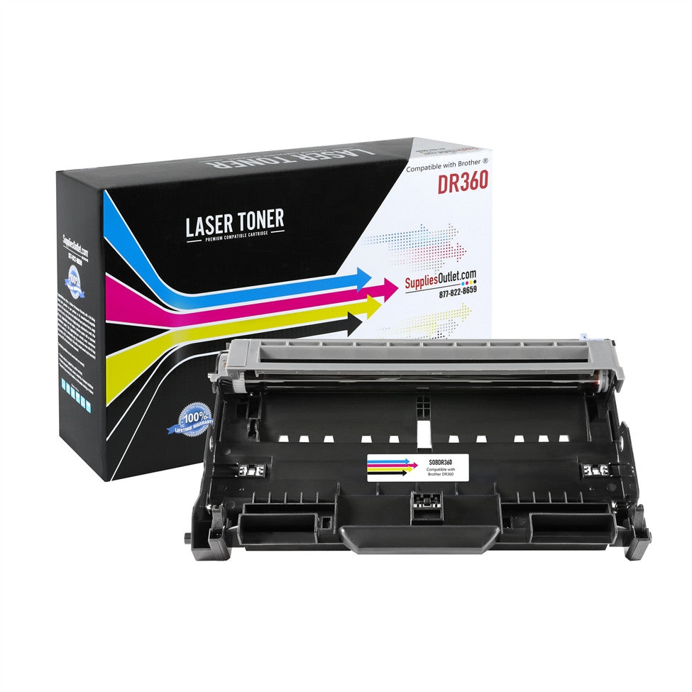 Compatible Brother DR360 (Black) Drum Unit - 12,000 Page Yield