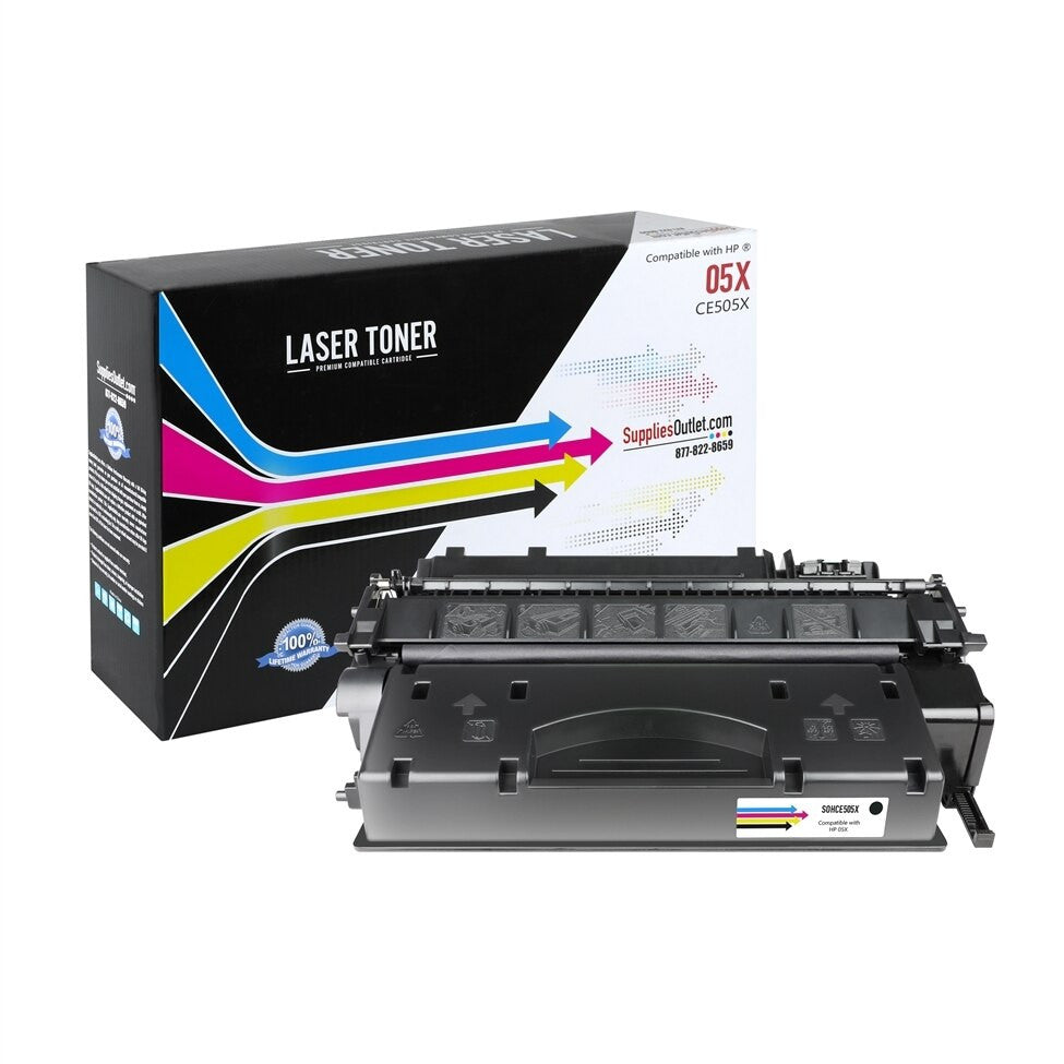 Compatible HP CE505X Toner Cartridge (Black, High Yield)