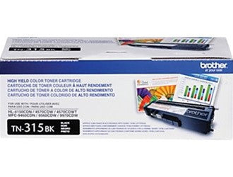 Brother TN315 (All Colors) Toner Cartridge - Black 6,000 - Color 3,500 Page Yield