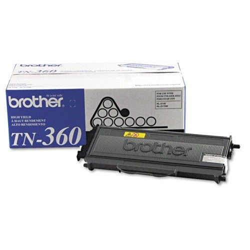Brother TN360 (Black) Toner Cartridge - 2,600 Page Yield