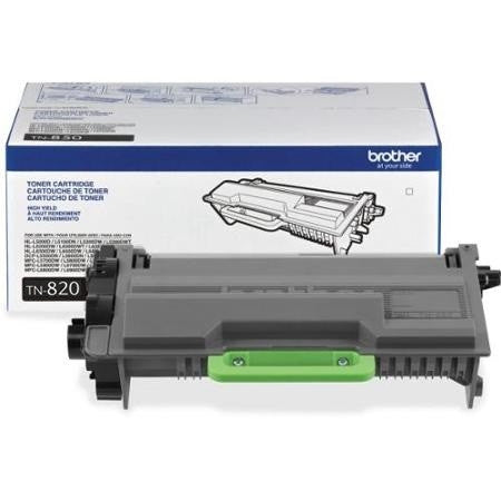 Brother TN820 (Black) High Yield Toner Cartridge - 3,000 Page Yield