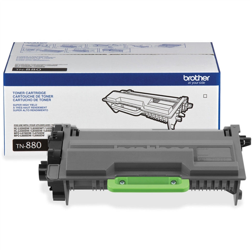 Brother TN880 Black Toner Cartridge - 12,000 Page Yield