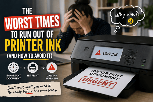 The Worst Times to Run Out of Printer Ink