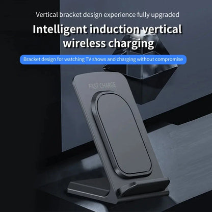 15W Desktop Vertical Wirelss Charger Fast Wireless Charging