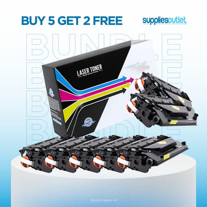 HP 26X (CF226X) Black High Yield Toner - Compatible Bundle