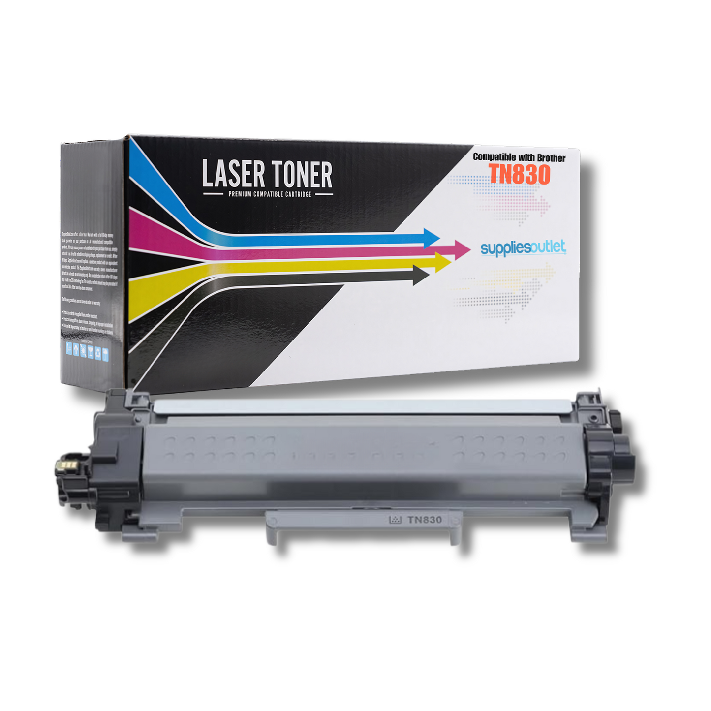 Compatible Brother TN830 (Black) Toner Cartridge - 1,200 Pages