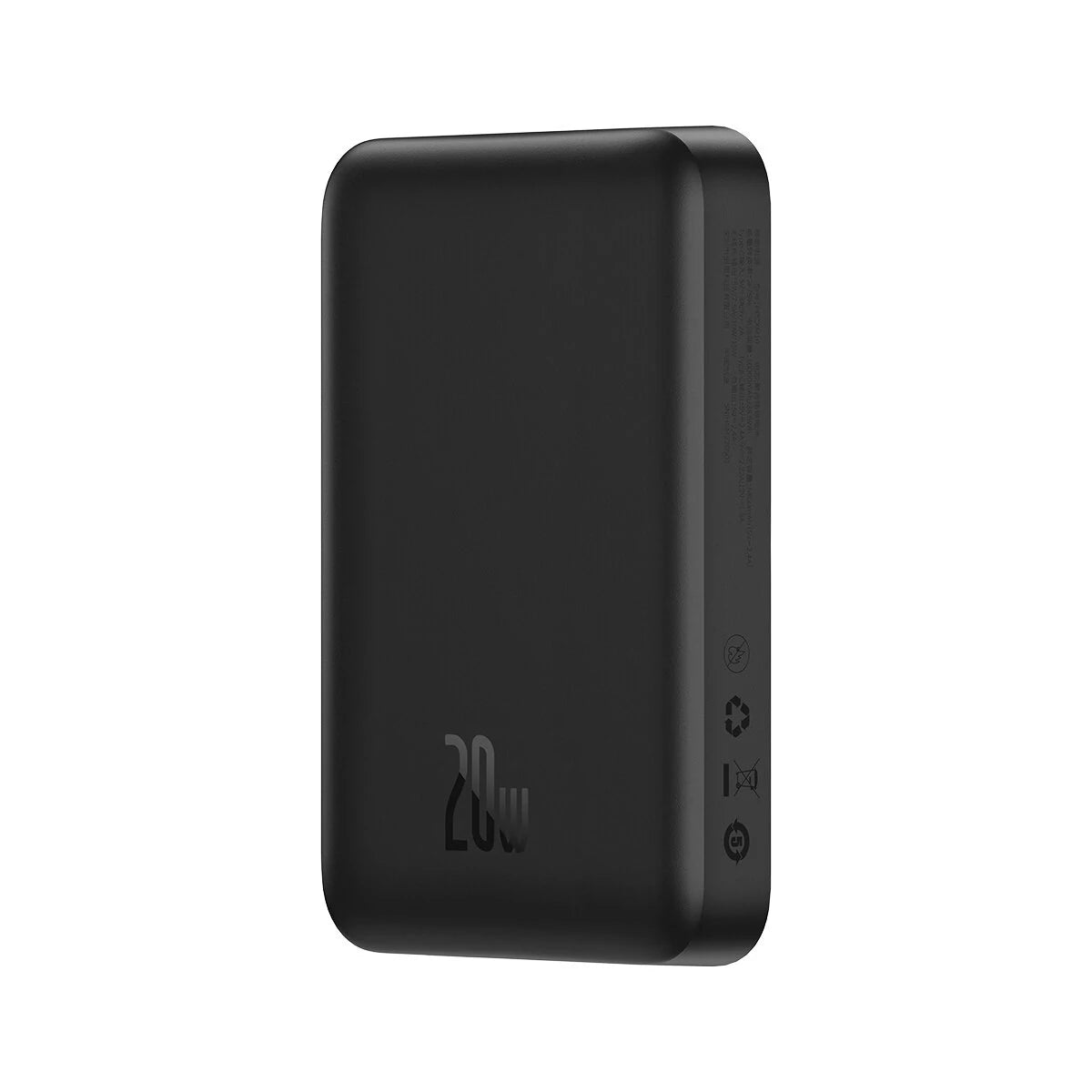 Baseus 20W 10000mAh Magnetic Mini Wireless Fast Charge Power Bank - Black