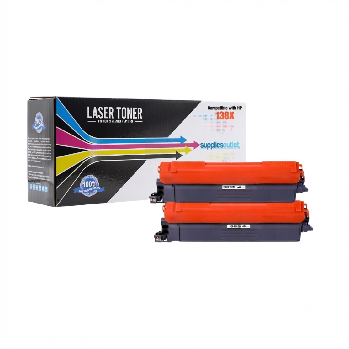 Compatible HP 138X (W1380X) Black Toner Cartridge - 4,000 Page Yield