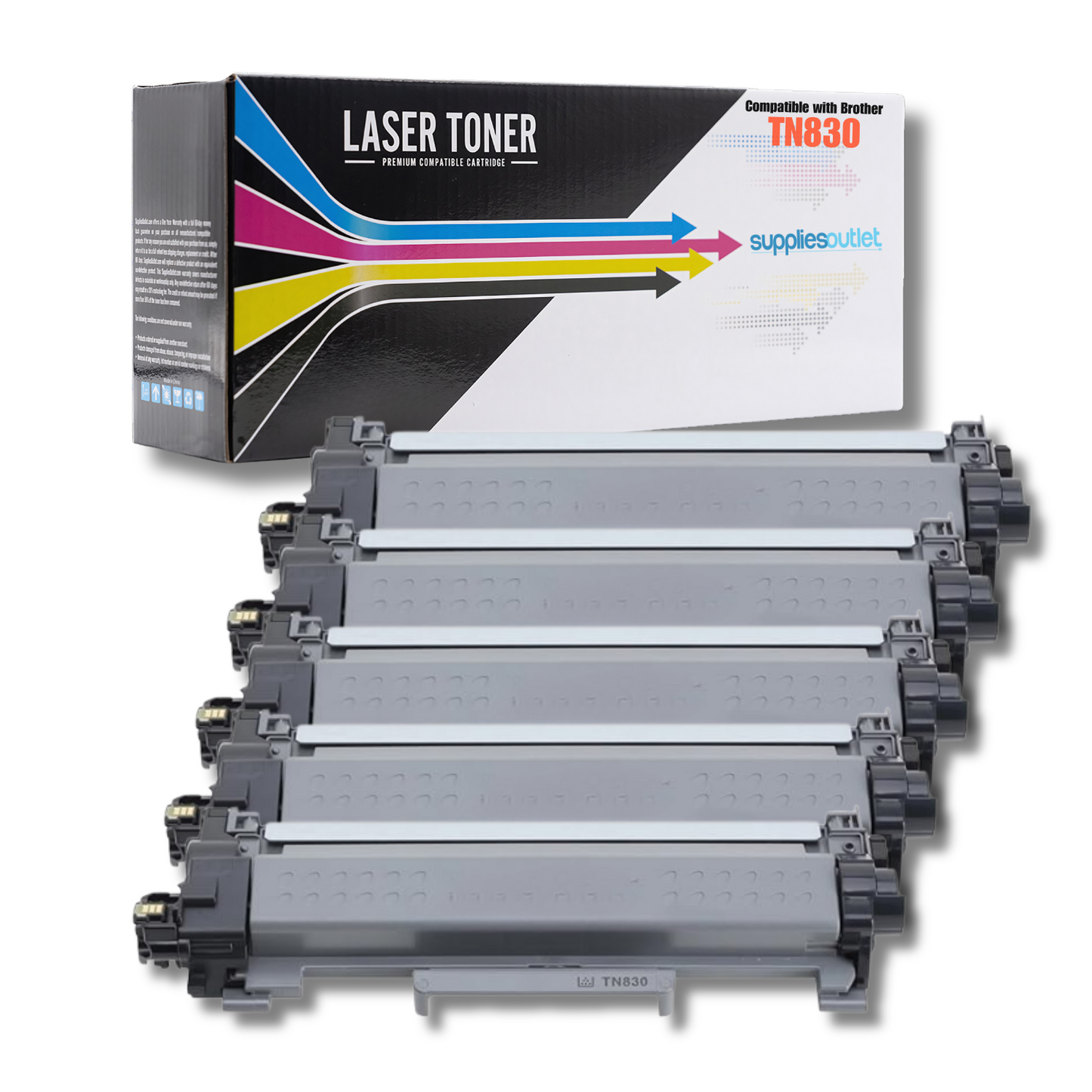 Compatible Brother TN830 (Black) Toner Cartridge - 1,200 Pages