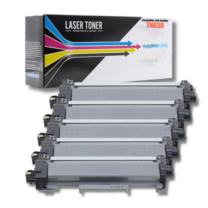 Brother TN830 Black Toner Cartridge - Compatible