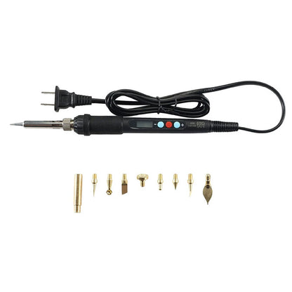 Soldering Iron Tip Kit 3D Printing Modify Finishing Tool Brass Thread Embedded Heat Insert Nut Iron Tip Heat Set Insert Tools - Hot-melt dressing tool head kit