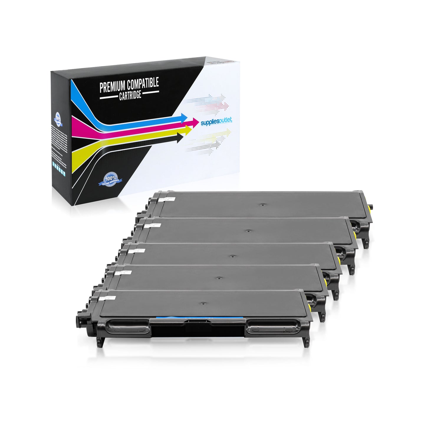 Compatible Brother TN360 Black Toner Cartridge - 2,600 Page Yield