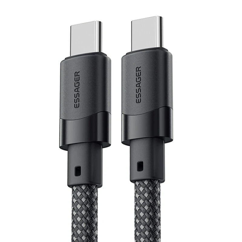 ESSAGER ES-X53 5A 60W/100W USB-C to USB-C Cable Fast Charging Data Cable