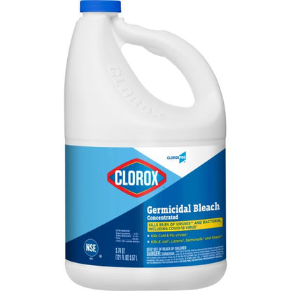 CloroxPro Concentrated Germicidal Bleach, Regular Scent, 121 oz Bottle