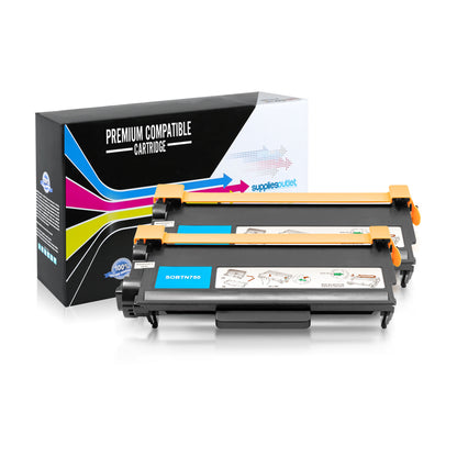 Compatible Brother TN750 Black Toner Cartridge -  8,000 Page Yield