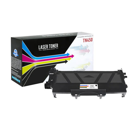 Brother TN450 High Yield Black Compatible Toner Cartridge