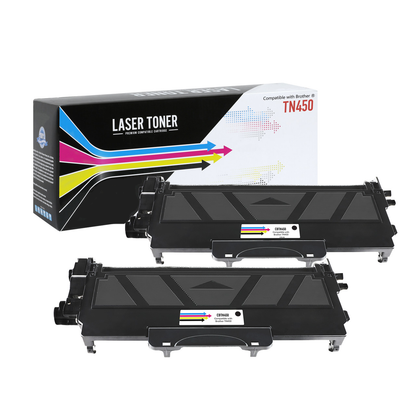 Compatible Brother TN-450 Black High Yield Toner Cartridge - 2600 Page Yield
