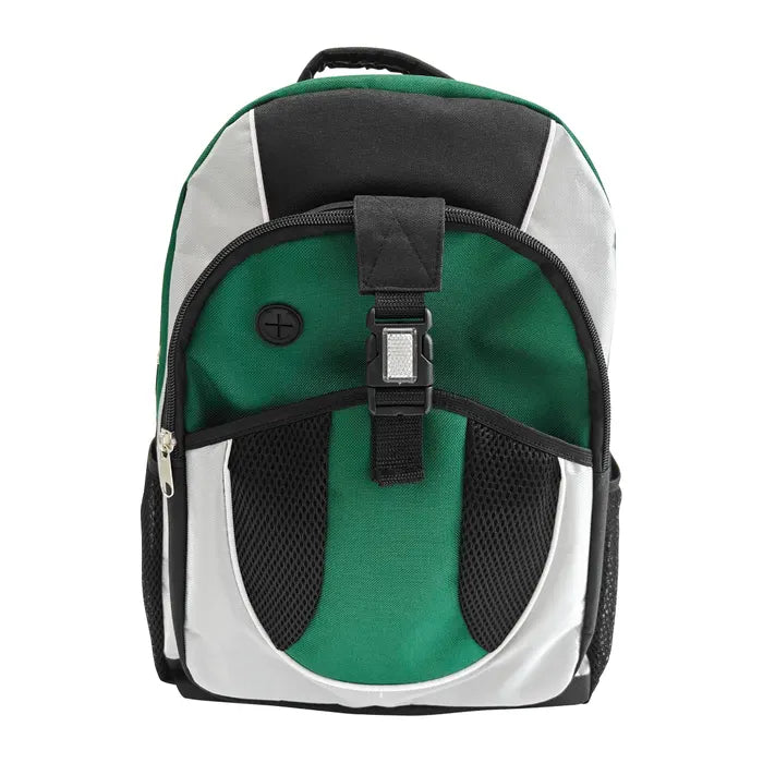 Junior High Style Backpack, 18 x 13 x 6 Inches, Berry, Grades 6 to 12