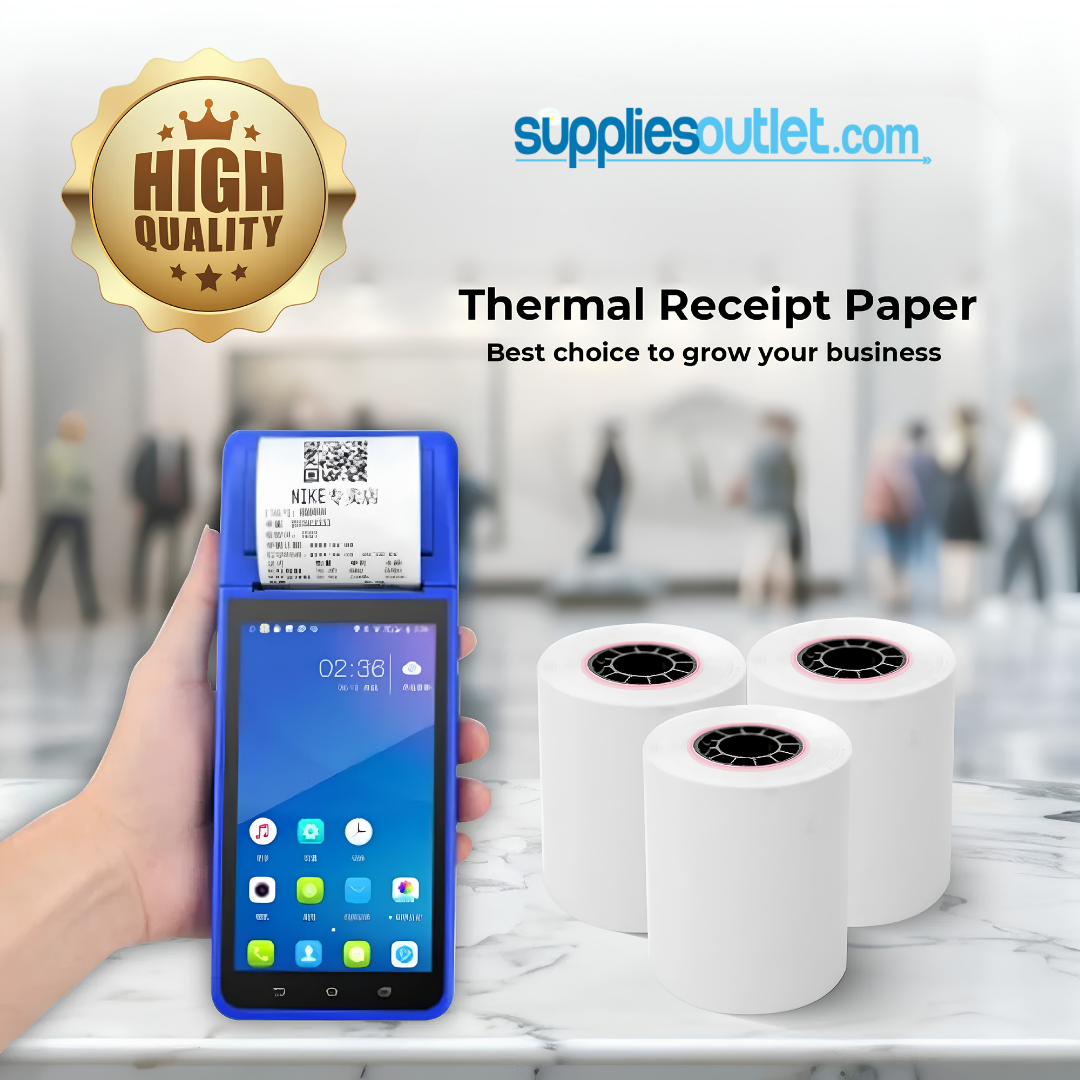 2 1/4" x 85' Thermal Paper Rolls (50 Rolls)
